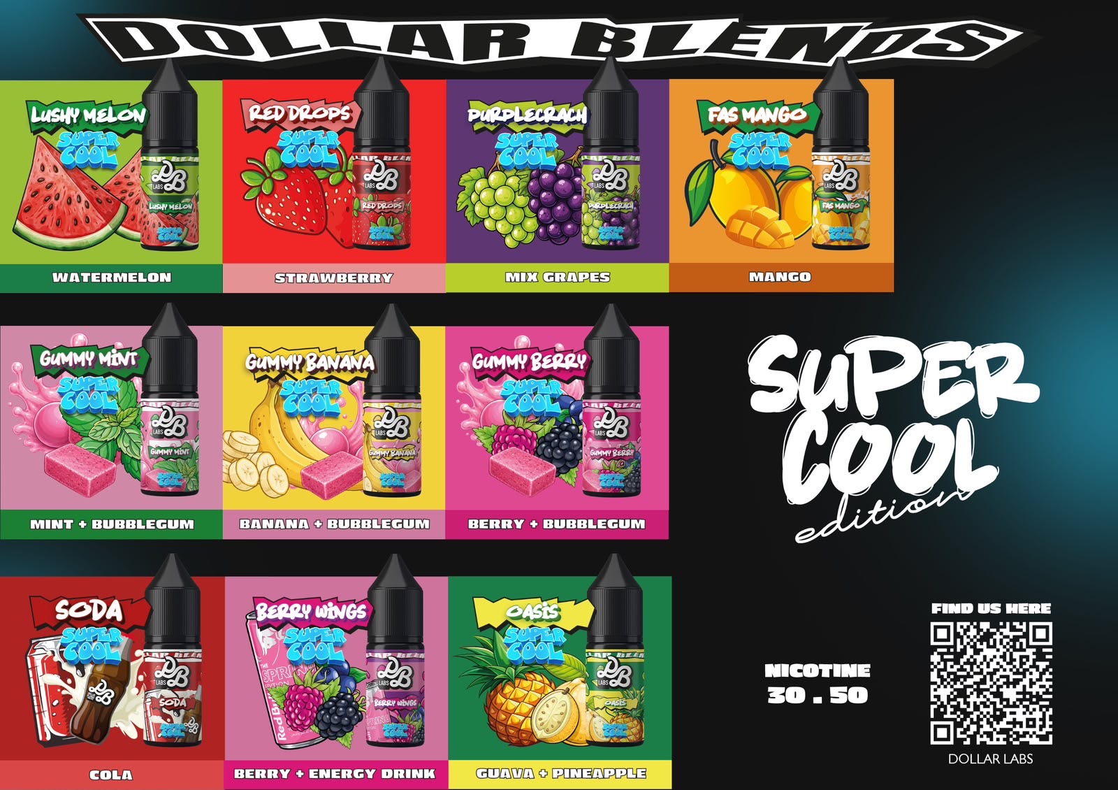 DOLLAR 30ML SALT SUPER COOL